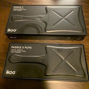 SET OF TWO IKOO PADDLE STYLING BRUSHES